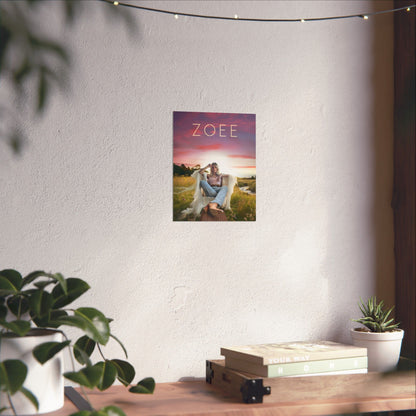 Zoee Album Artwork Matte Poster — Vertical Music Art Print