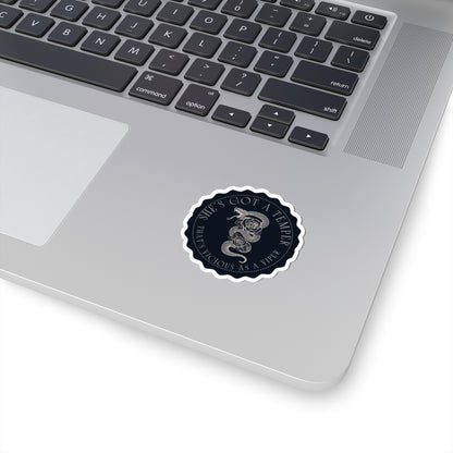 'Vicious as a Viper' - 'True Crime' inspired sticker