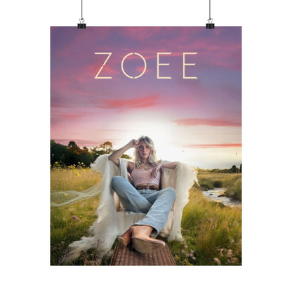 Zoee Album Artwork Matte Poster — Vertical Music Art Print