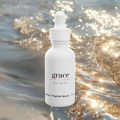 Grace by Zoee Retinol and Peptide Face Serum, 1oz