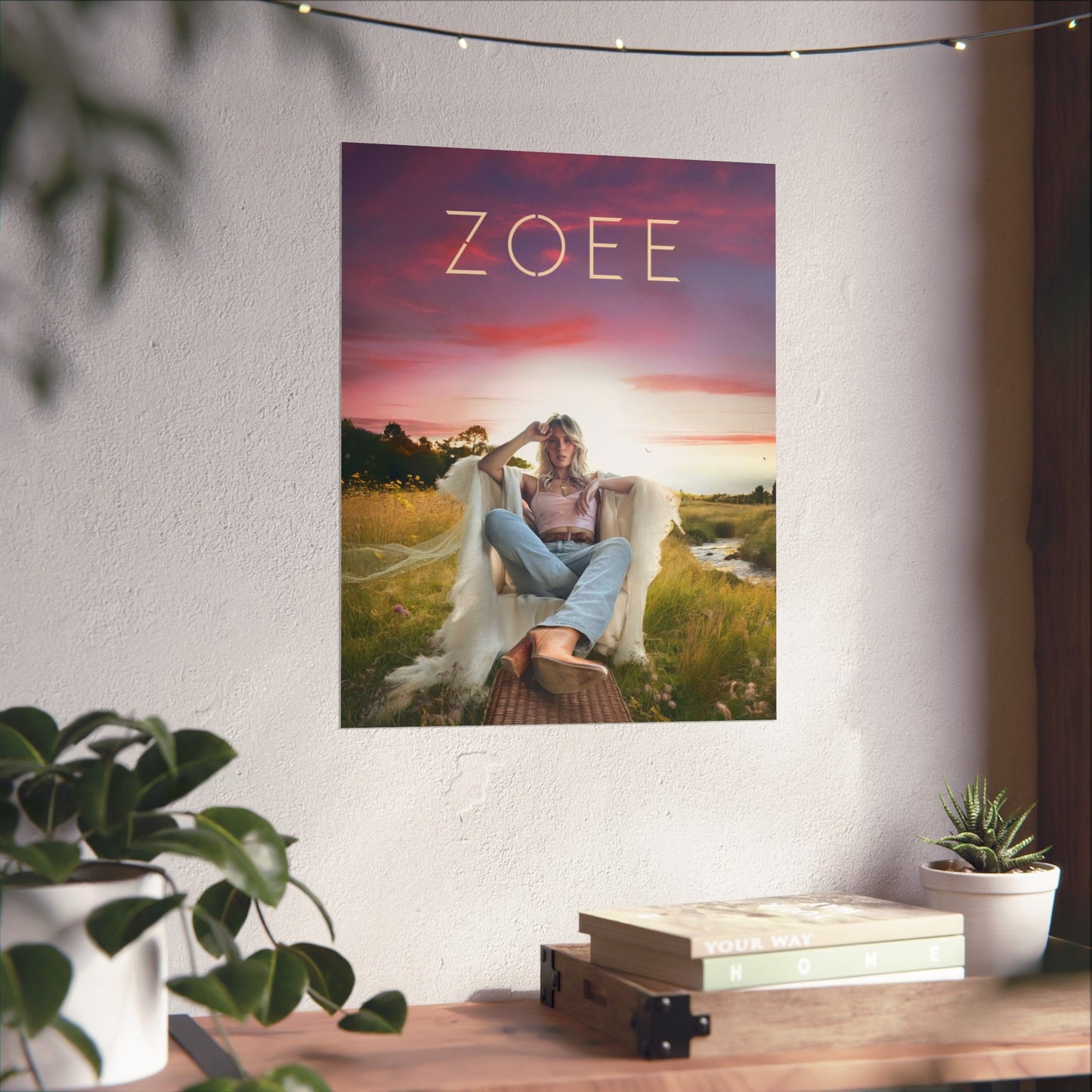 Zoee Album Artwork Matte Poster — Vertical Music Art Print
