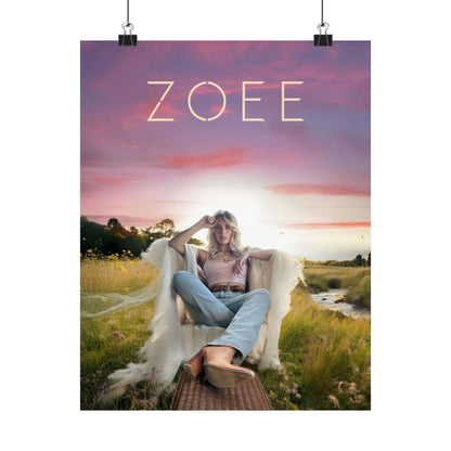 Zoee Album Artwork Matte Poster — Vertical Music Art Print