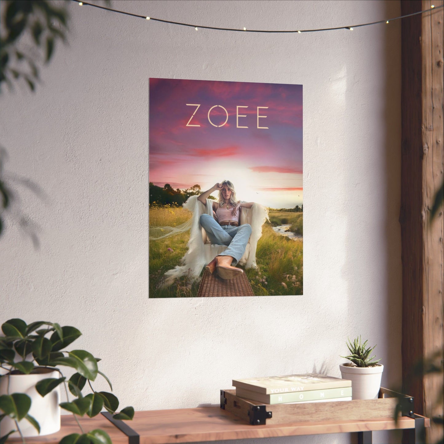 Zoee Album Artwork Matte Poster — Vertical Music Art Print